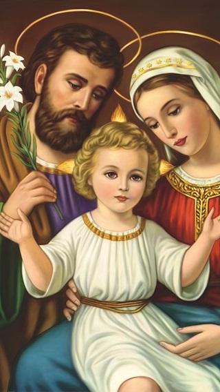 Holy Family depicting a young Joseph