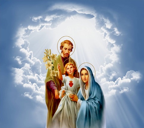 Holy Family depicting a young Joseph